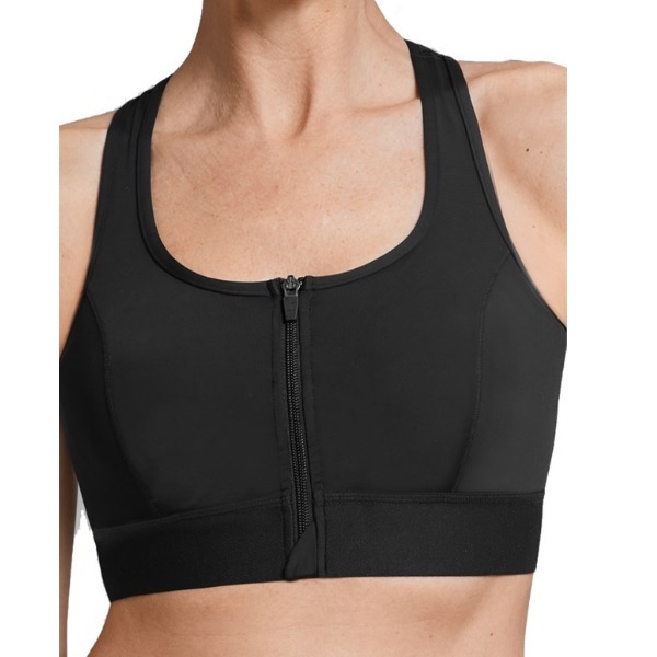 zipper bra